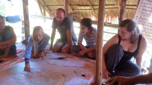 In permaculture course: Design project presentation